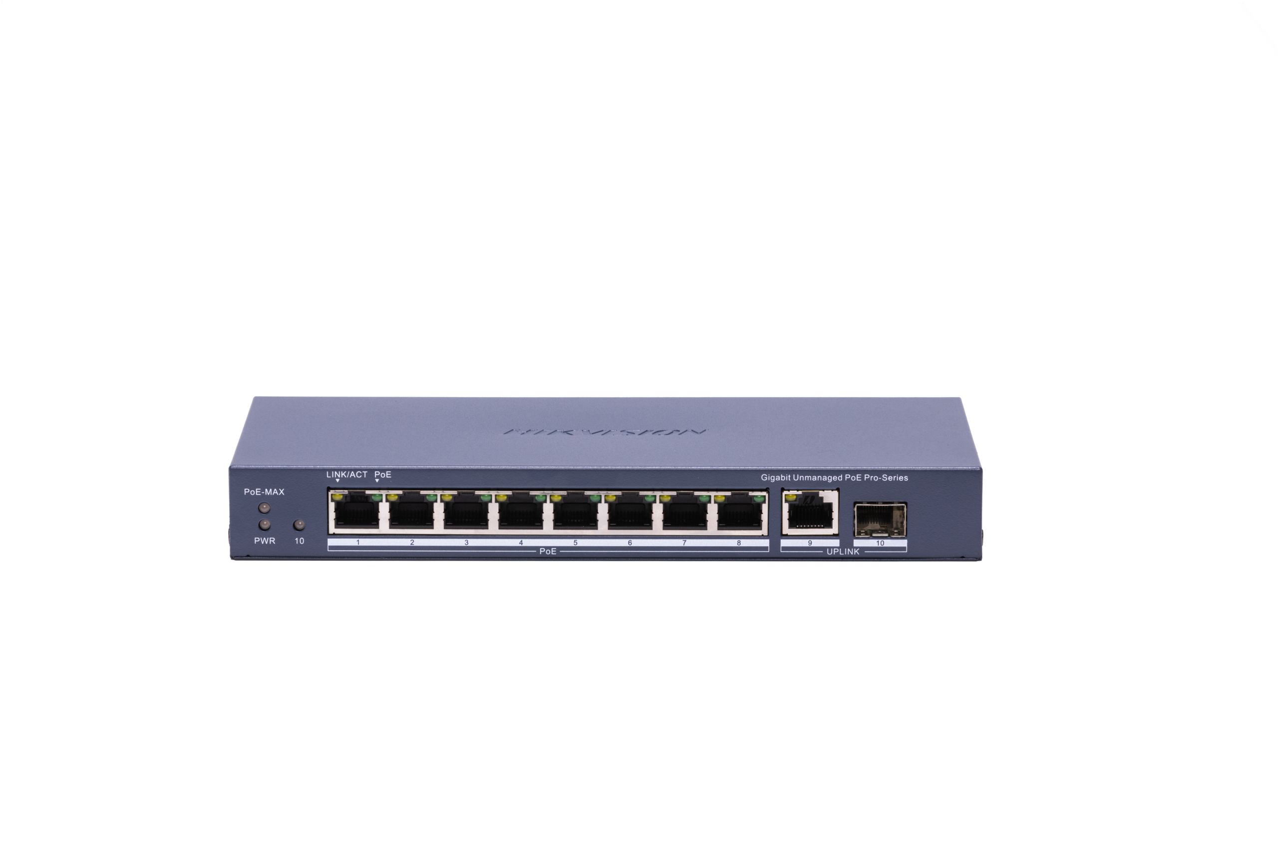 DS-3E0510P-E – 8-Port Gigabit Unmanaged Desktop POE Switch