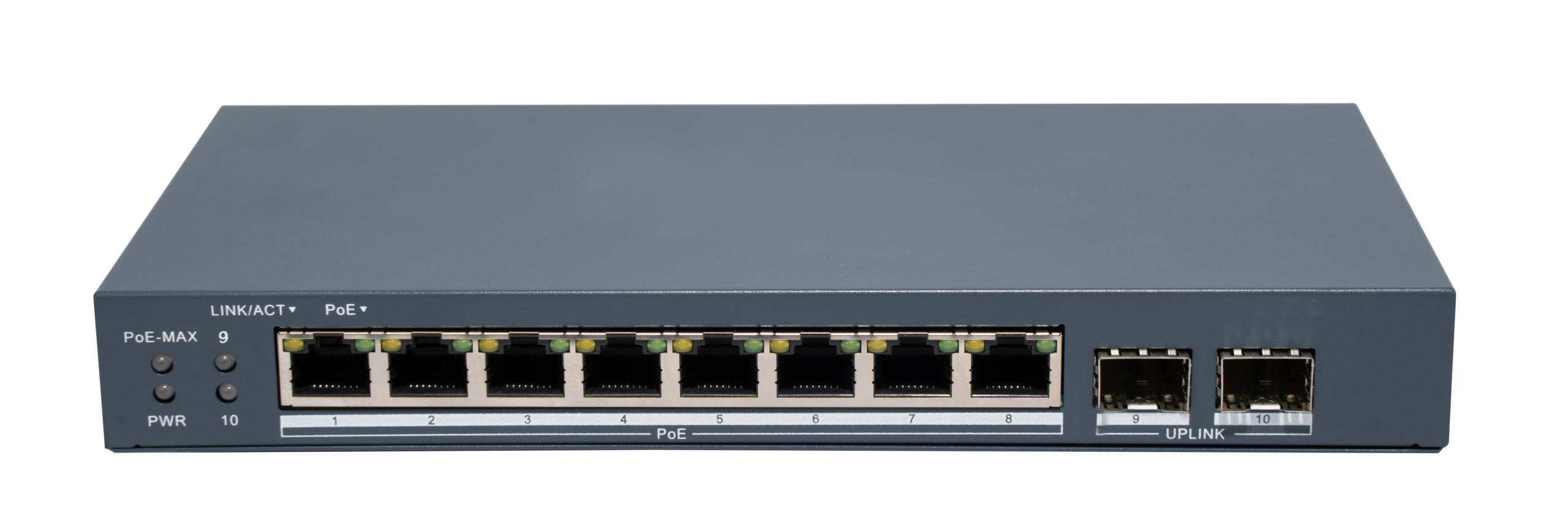 DS-3E1510P-EI/M – 8-Port Gigabit Desktop Smart POE Switch